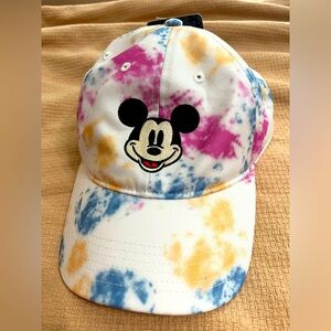 Disney Mickey Mouse Tie Dye Baseball Cap Hat